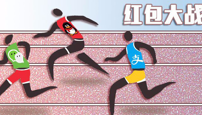 红包大战,微信红包,支付宝红包,手机QQ