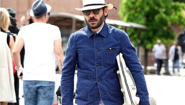 穿衣搭配,工装衬衫,男士