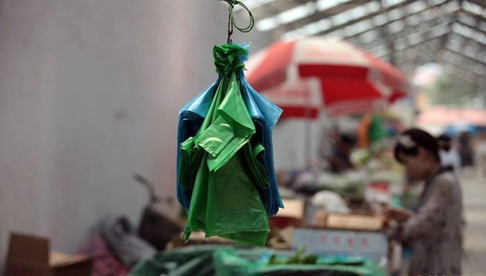 限塑令,人民日报,商场,使用量