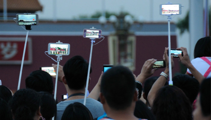 人民日报,两会,封杀,自拍神器