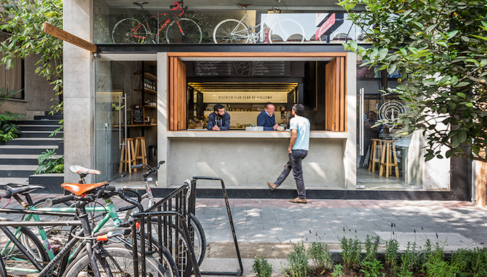 咖啡,自行车,店铺设计