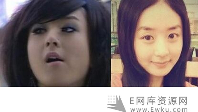 赵丽颖整容前后照片