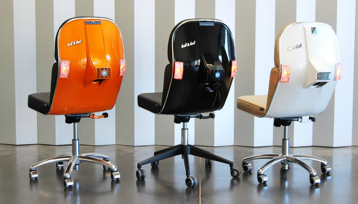 bel&bel,vespa,伟士牌,设计,旧物改造,老爷车,家具,机车