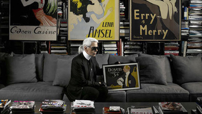 时尚教父Karl Lagerfeld的家里像一座宇宙飞船！