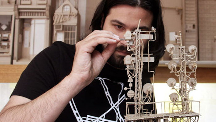 蒸汽朋克,艺术,硬纸板艺术家,daniel,agdag,玛丽和马克思