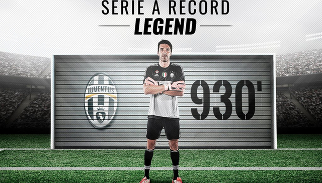 38岁布冯依然伟大 974分钟不失球改写22年意甲纪录