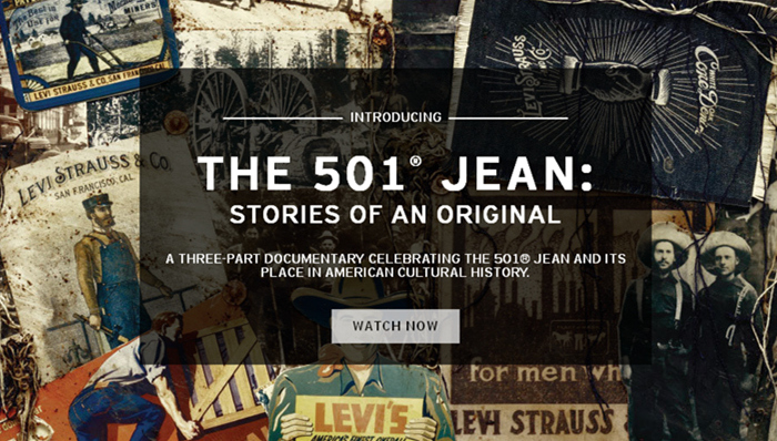 李维斯,501,纪录广告片