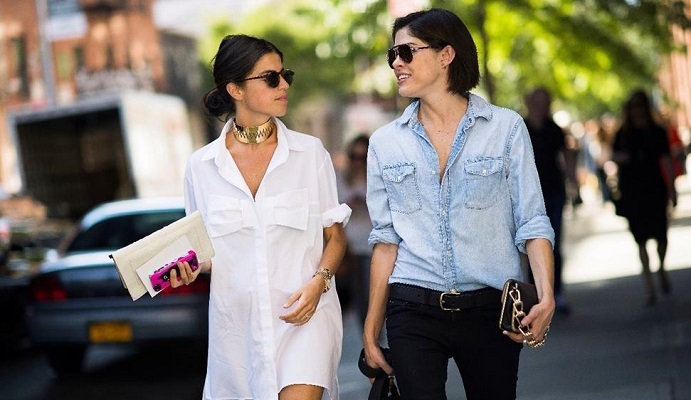 春天,衬衫,穿搭