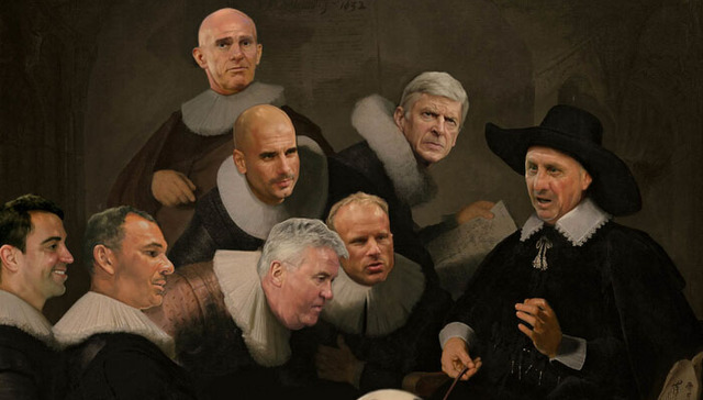 有的人只是教练 而克鲁伊夫是