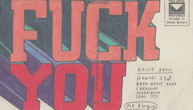 艺术,明信片,骂人,艺术家,Mr.,Bingo