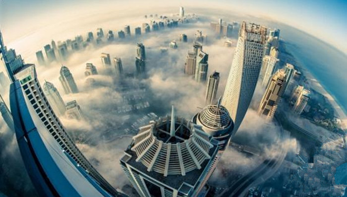 城市风道,雾霾,吹散