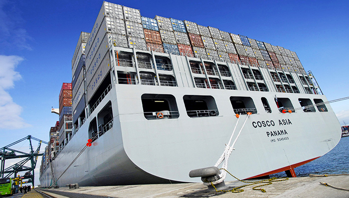 中国远洋2015年盈利同比降两成