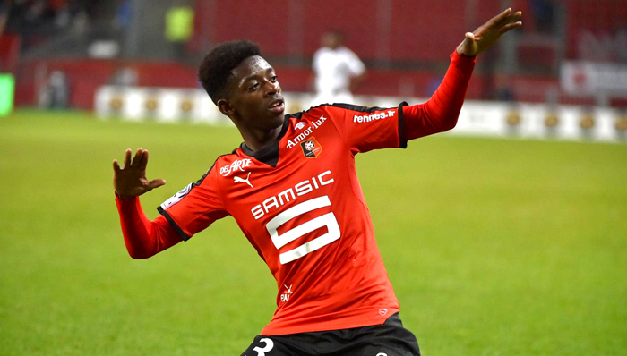 法甲出妖人 18岁的乌斯马内·登贝莱成了最炙手可热的足坛新星