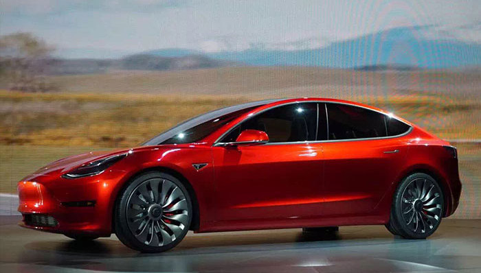 特斯拉最便宜的车型Model,3发布了