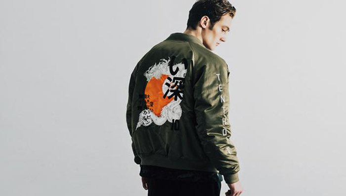 刺绣夹克,穿衣搭配