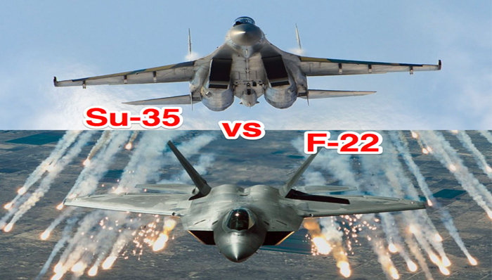 苏-35,F-22