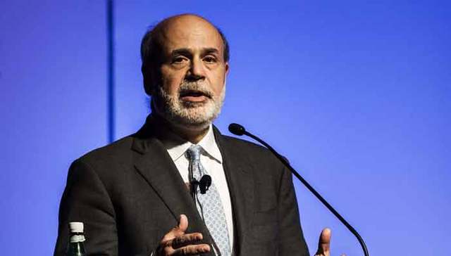 伯南克：货币政策逐渐失效 不排除“直升机撒钱”