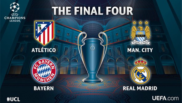 皇马,曼城,拜仁,马竞