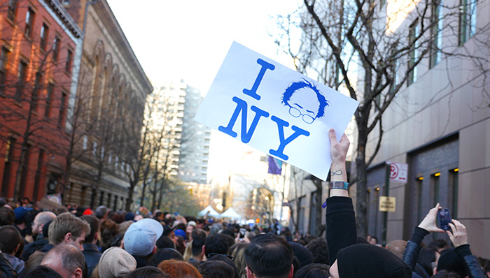 感受“桑德斯狂潮”