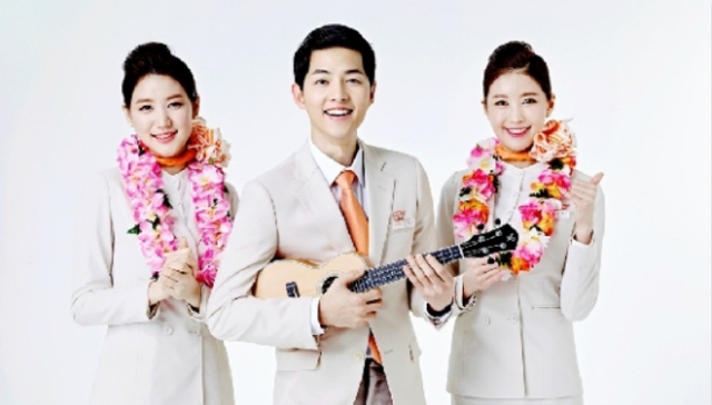 新一代屏霸上线：宋仲基接替金秀贤代言济州航空