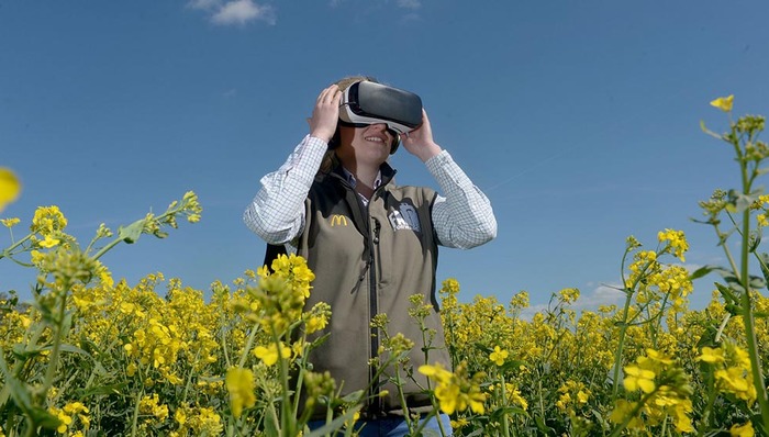 麦当劳，虚拟现实，英国