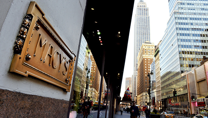 梅西百货销售额下降