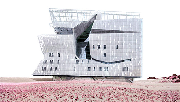 纽约,地标,建筑,拼接,PS,艺术