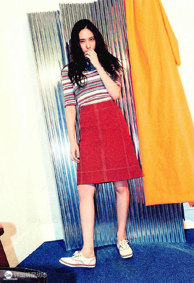 郑秀晶最新画报，8套春装美到爆！