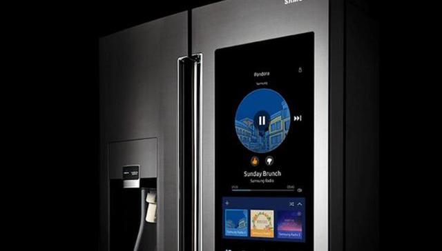 【腾讯科技】三星推出可无线上网冰箱 带21.5寸高清触屏