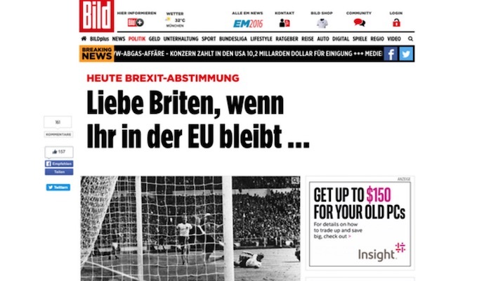 欧洲政治,英国脱欧