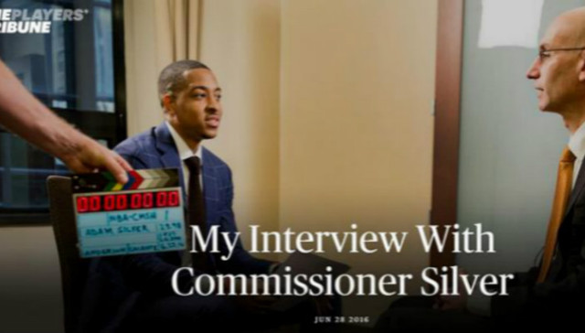 【视频】NBA赛季最快进步球员“转型”当记者 深度对谈NBA联盟主席亚当·萧华