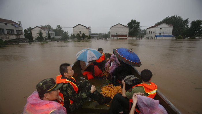 武汉,举水河,溃口