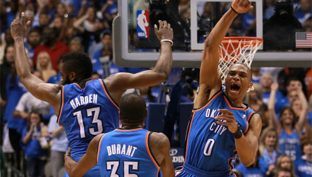 从雷霆三少到威斯布鲁克独自守望 雷霆九年轮回冠军梦碎