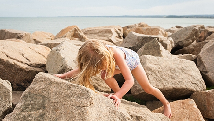 孩子,夏天,童年,摄影