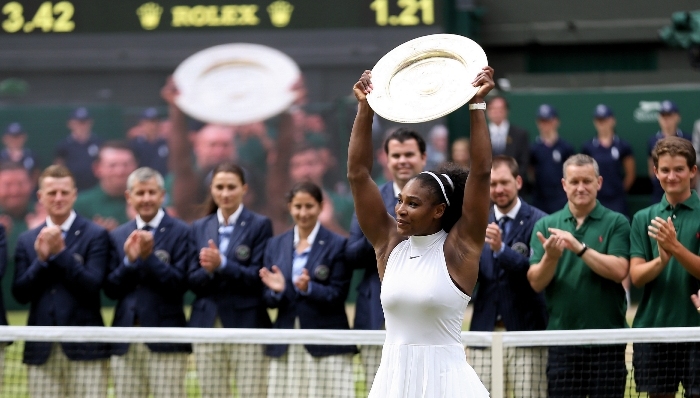 温网决赛成功复仇科贝尔 小威廉姆斯的大满贯22冠终于来了