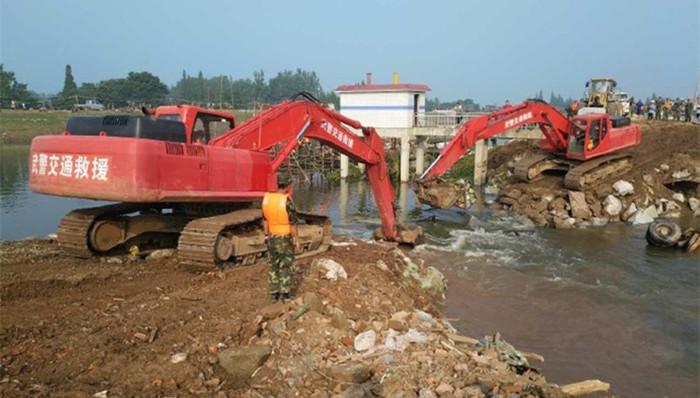 华容,新华垸,溃口