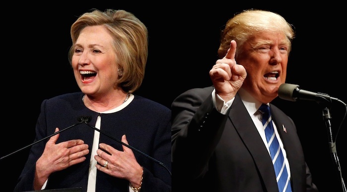 希拉里,特朗普,投资者
