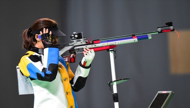 射击,女子10米气步枪,首金