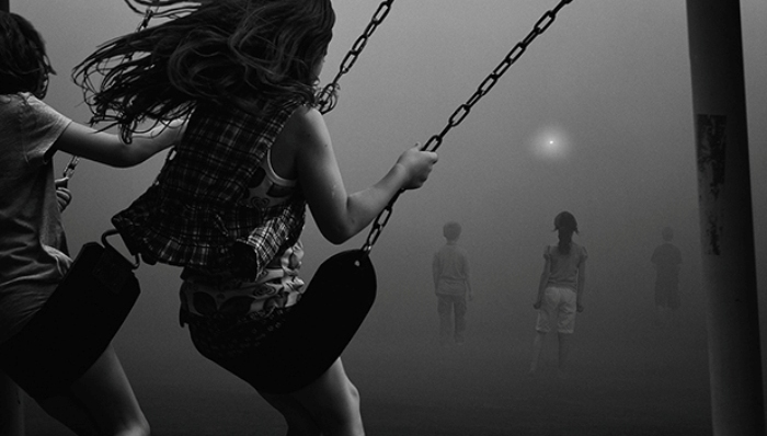 童年,摄影,游乐场,叙事