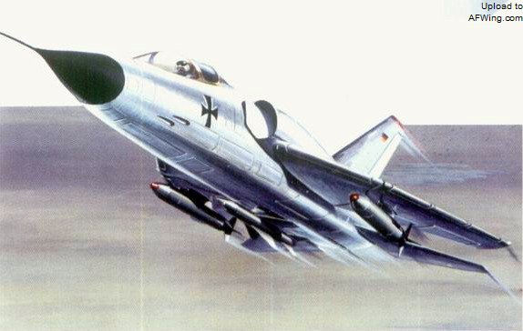 NKF是一种单座单发可变后掠翼战斗机，装一台TF30涡扇发动机