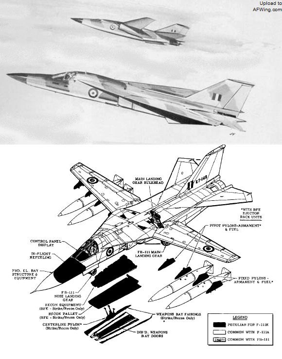 F-111K是TSR.2轰炸机被取消后的替代产物