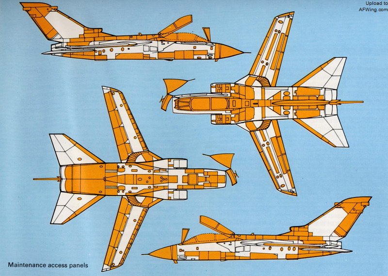 “狂风”在设计中非常注重可维护性，开设了大量维护口盖