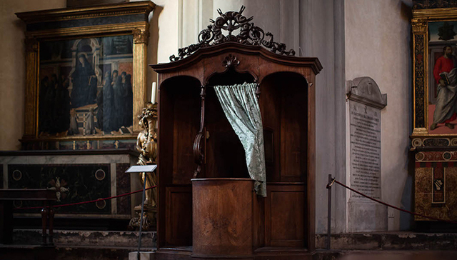 意大利,教堂,天主教,忏悔