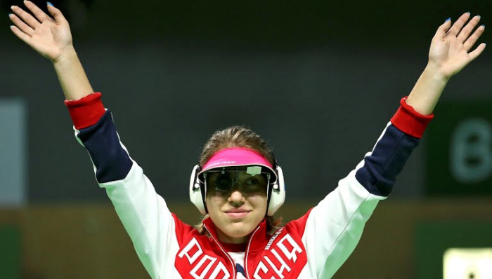 一名俄罗斯射击队员在奥运会赛场戴上了《巫师》装备 还拿了银牌