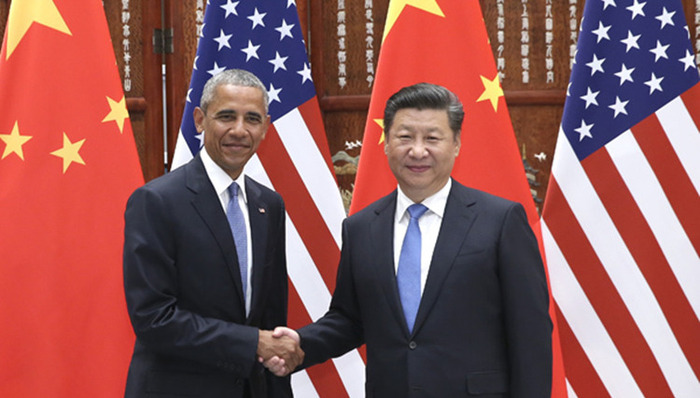 习近平,奥巴马,中美三个联合公报