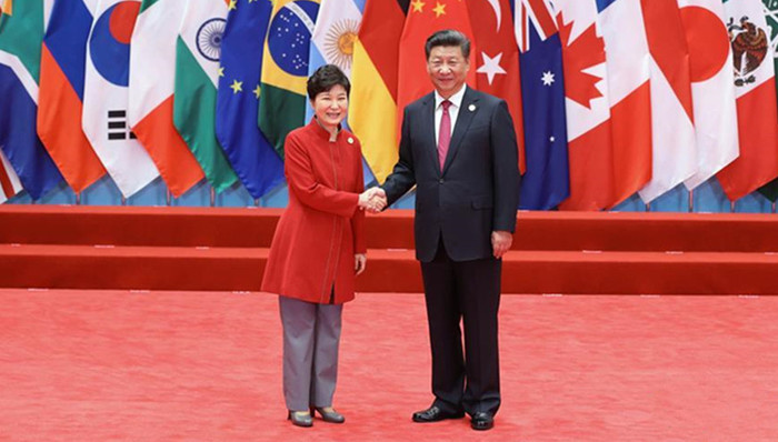 习近平,朴槿惠,韩国总统,,萨德