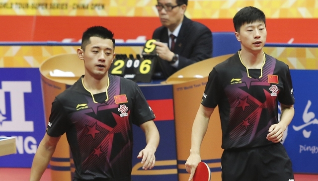 “超强CP”马龙/张继科首战告捷 国乒双打全数晋级中国赛四强