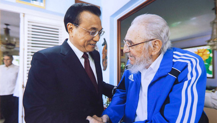 菲德尔·卡斯特罗,,李克强