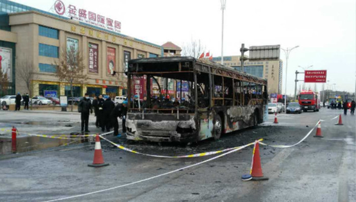 公交放火案,银川,马永平