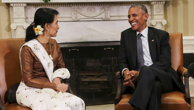 缅甸,昂山素季,奥巴马